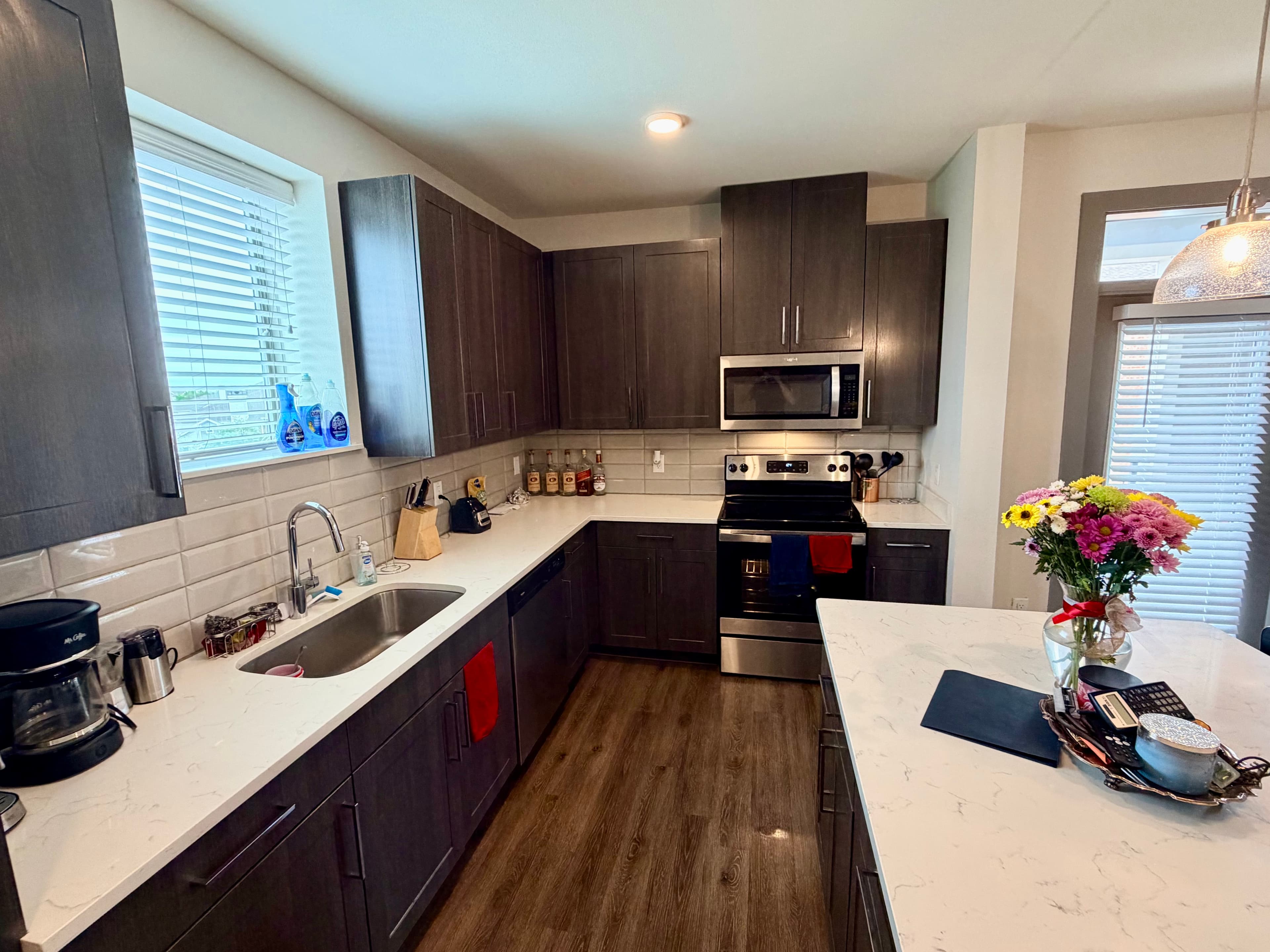 Kitchen after cleaning